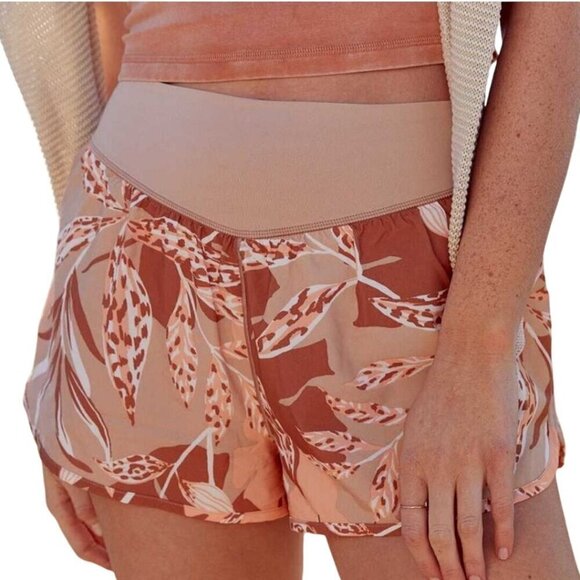 Aerie Offline Lot of 2 Real Me Shorts Apricot Wash Pink Floral Size L - Picture 10 of 16